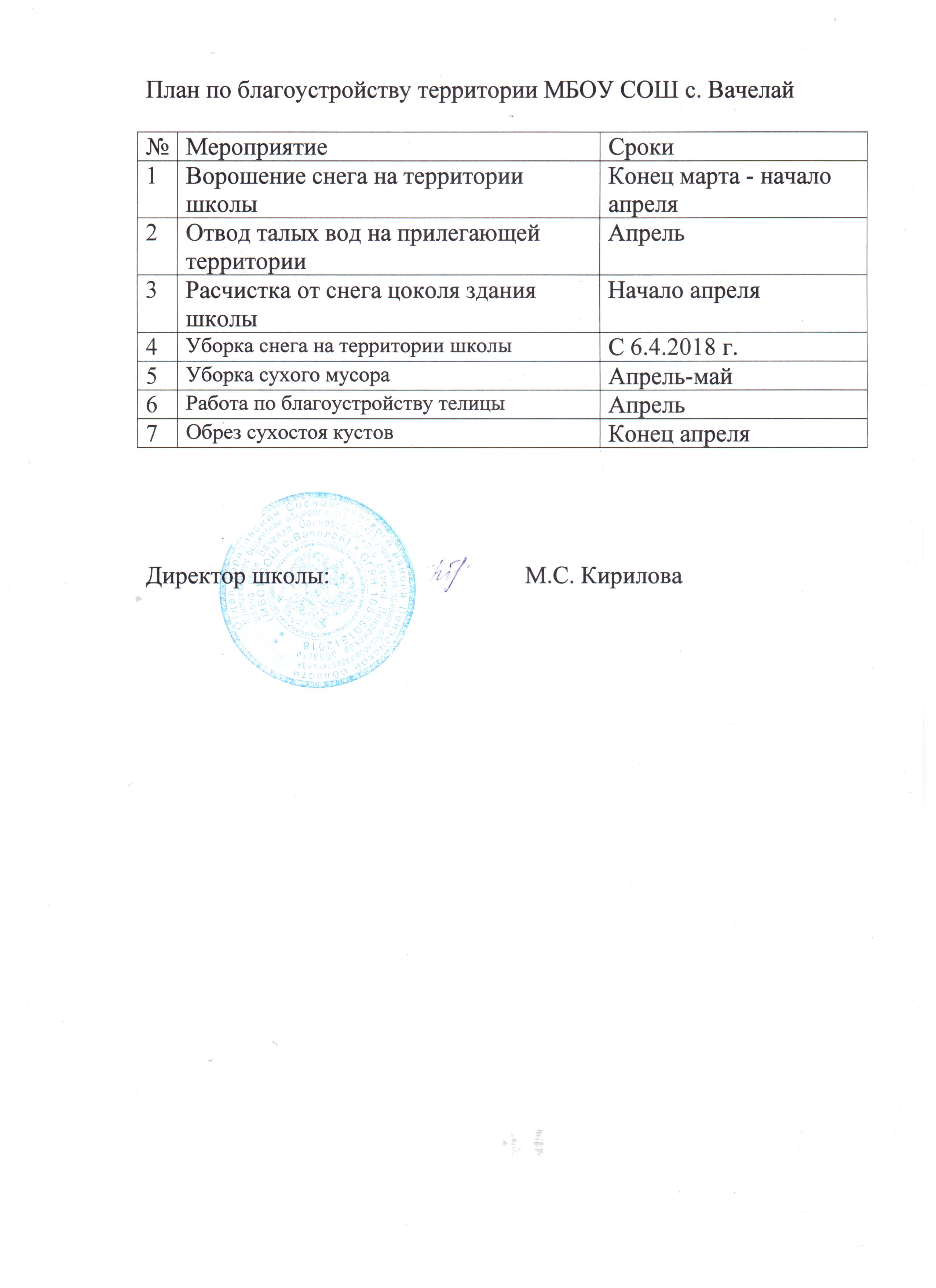 План проведения субботника в организации шаблон